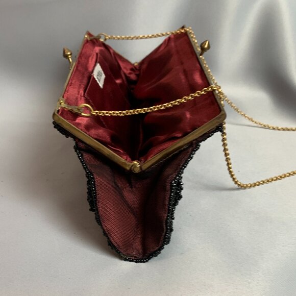 Moyna New York Vintage Style Beaded Evening Clutch - Picture 9 of 11